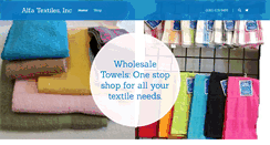 Desktop Screenshot of alfatextileinc.com